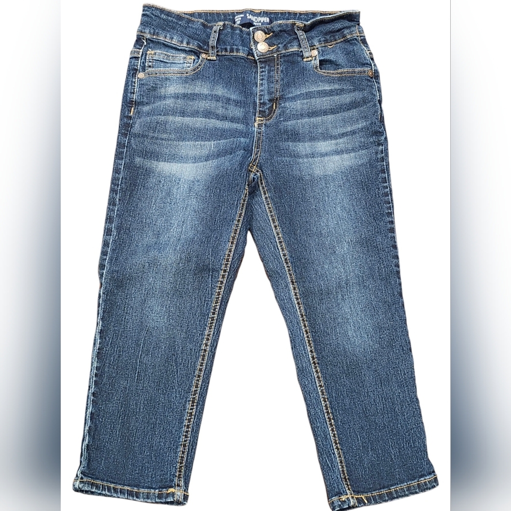 Petite Size 8P Sandpiper Crop Jeans EUC